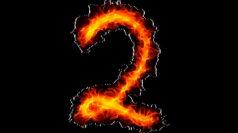 Fire number 2 graffiti Video stock 959227