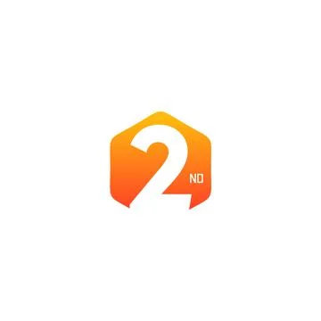 Fire Number Logo Inspirations Template Illustrazione stock