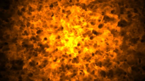 Fire or lava background, seamless loop. Stock Footage 124378114