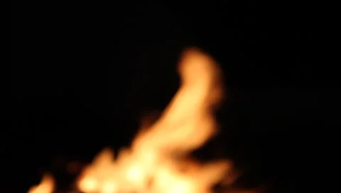 Fire out of focus Stock Footage 4485110