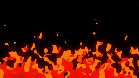 Fire overlay 60 FPS Full HD Video stock 327830566