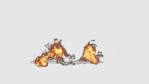 Fire Pack Start to End Stock Footage 252572480