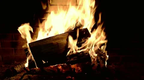 Fire palse Stock Footage 12792095