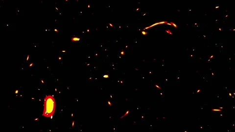 Fire particle Video stock 304636831