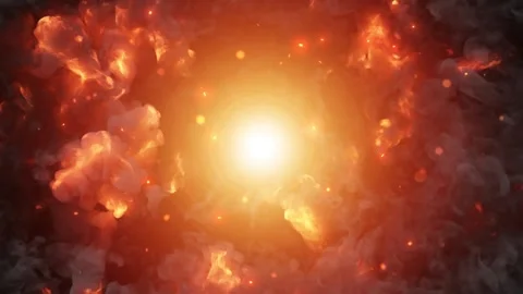 Fire Particle Reveal Background Stock Footage 291541342