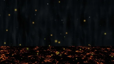 Fire Particle Smoke Stock Footage 82091496