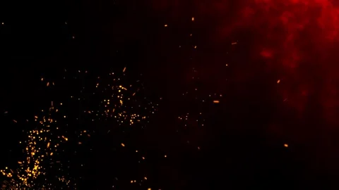 Fire particles background animation Stock Footage 298784464