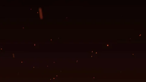 Fire Particles Background, floating embers particles, 4K	 Stock Footage 282684397