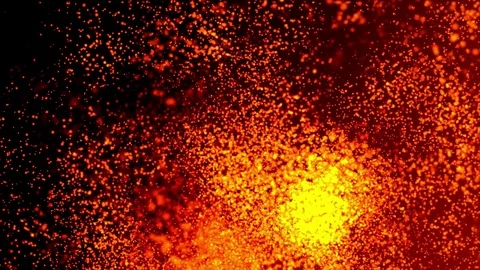 Fire Particles Video stock 83218608