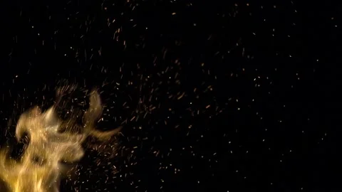 Fire Particles Video stock 202318475
