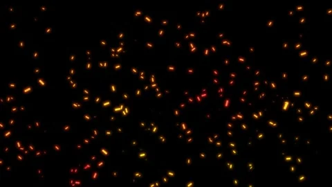 Fire Particles Stock Footage 280500497