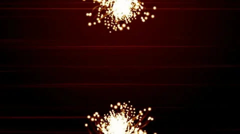 Fire particles with lens Stock Footage 10559573