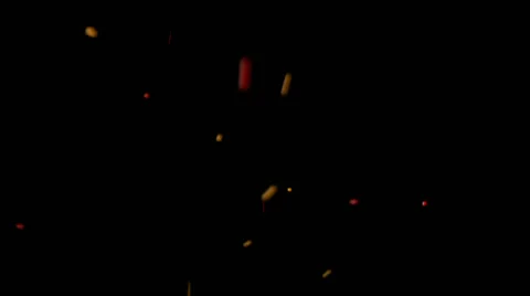 Fire particles pre multiplied Stock Footage 68744865