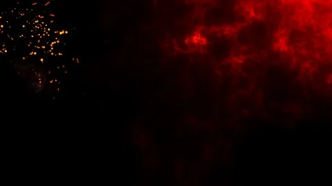 Fire partikel Video stock 123621334