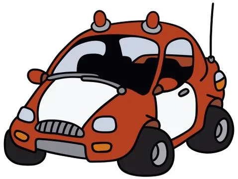 Fire patrol car Stock Illustration