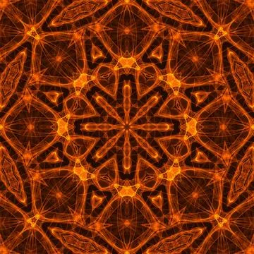 Fire pattern Black background with bright abstract fire pattern Copyright:... Stock Photos