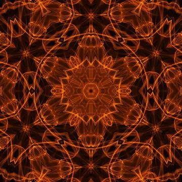 Fire pattern Black background with bright abstract fire pattern Copyright:... Stock Photos