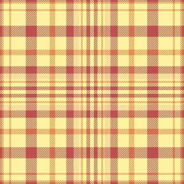 Fire pattern vector plaid, rag check textile background. Setting seamless t.. Stock Illustration
