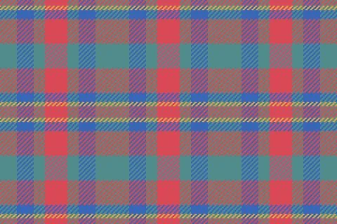 Fire pattern vector textile, full background plaid fabric. Fluffy tartan se.. Illustrazione stock