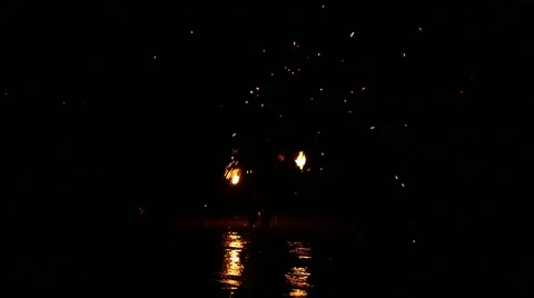 Fire Performer, Thailand Video stock 50289493