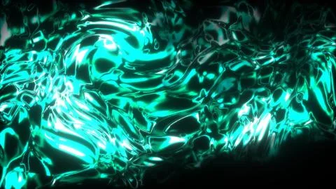 Fire pillar with plastic effect in space, modern abstract 3d render backgroun Stock Photos