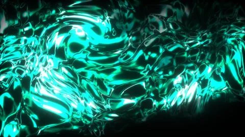 Fire pillar with plastic effect in space, modern abstract 3d render backgr... Stock Photos