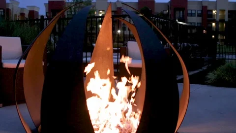 Fire Pit Stock Footage 78165265