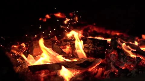 Fire Pit Stock Footage 170804663