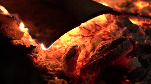 Fire Pit Stock Footage 170804733