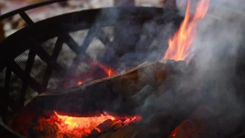 Fire Pit Vídeo Stock 224995975