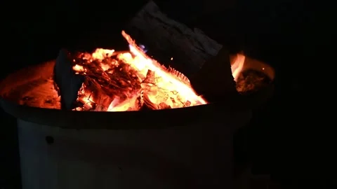Fire pit Stock Footage 260086018