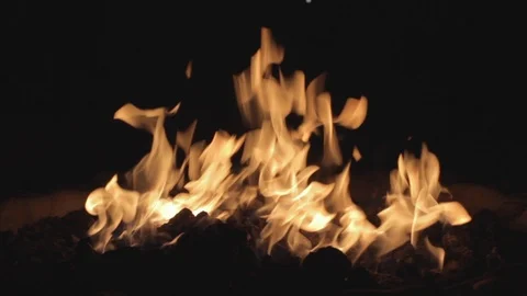 Fire Pit LS Stock Footage 115469464