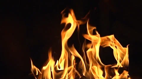 Fire Pit - Slow-Motion Clip 2 (Close Up) Video stock 39456998