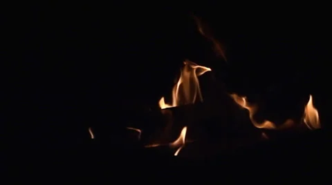 Fire Pit - Slow-Motion Clip 3 (Medium Shot) Video stock 39457005