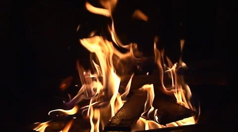 Fire Pit - Slow-Motion Clip 5 (Close Up) Video stock 39457012