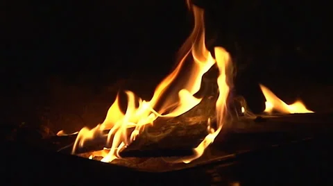 Fire Pit - Slow-Motion Clip 1 (Close Up) Video stock 39457023