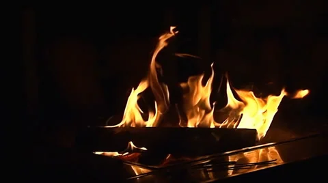 Fire Pit - Slow-Motion Clip 5 Video stock 39457036