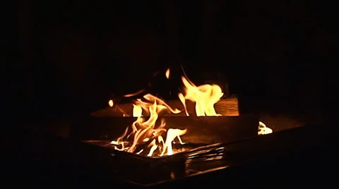 Fire Pit - Slow-Motion Clip 4 Video stock 39457038