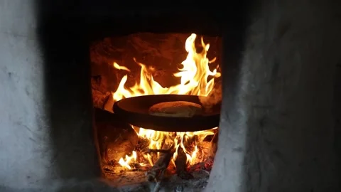 Fire pit slow motion Stock Footage 306303169