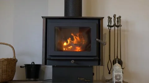 Fire Place - Dolly Zoom Effect 库存影片 40315651
