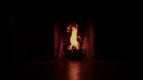 Fire place floor view Stock Footage 129101889