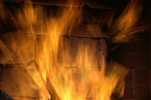 Fire place Stock Footage 580978