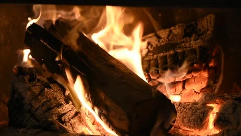 Fire Place Stock Footage 242907200