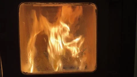 Fire Place Video stock 328645374