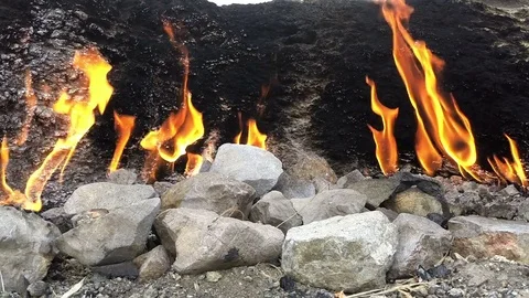 Fire place nature Stock Footage 72176125