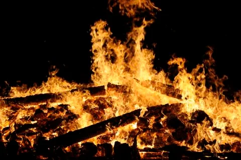 Fire place Stock Photos