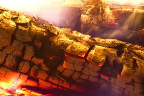 Fire place Stock Photos