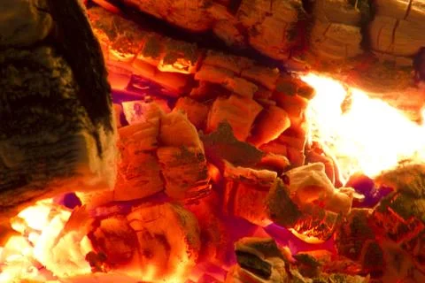 Fire place Stock Photos