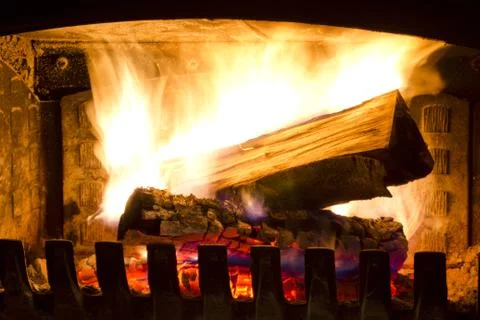Fire place Foto stock