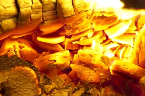 Fire place Stock Photos